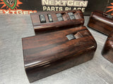2008 FORD F350 LH & RH FRONT AND REAR DOOR WOODGRAIN WINDOW SWITCH SET OEM #1166