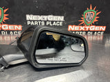 2016 FORD MUSTANG GT RH PASSENGER SIDE VIEW MIRROR GUARD GREY OEM #1394