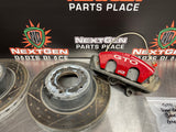 04-06 PONTIAC GTO BRAKE KIT DBA SLOTTED FRONT/REAR ROTORS W HAWK HPS PADS #762