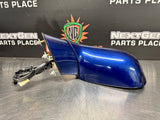 05 - 13 C6 CORVETTE USED OEM LH DRIVER SIDE MIRROR LEMANS BLUE #704