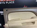 2014 CHEVY SILVERADO 2500HD LH DRIVER INTERIOR DOOR PANEL OEM #758
