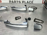 08-09 PONTIAC G8 PAINTED LH RH EXTERIOR DOOR HANDLE FRONT & REAR MAVERICK SILVER METALLIC #392