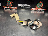 2006 C6 CORVETTE RH PASSNEGER SEAT BELT  CASHMERE OEM #1364