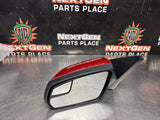 2013 FORD MUSTANG GT LH DRIVER SIDE VIEW MIRROR RUBY RED OEM #1410
