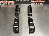 2012 CHEVY SILVERADO CREW CAB WOOD LH RH RR LR POWER WINDOW SWITCHES OEM #736