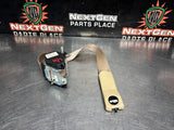 2006 C6 CORVETTE LH DRIVER SEAT BELT CASHMERE OEM #1364