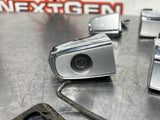 08-09 PONTIAC G8 PAINTED LH RH EXTERIOR DOOR HANDLE FRONT & REAR MAVERICK SILVER METALLIC #392