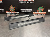 2017 MUSTANG GT CONVERTIBLE ILLUMINATED DOOR SILL PANELS OEM #794