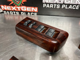 2008 FORD F250 LH & RH FRONT AND REAR DOOR WOODGRAIN WINDOW SWITCH SET OEM #694