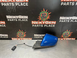 2017 FORD MUSTANG GT LH DRIVER SIDE VIEW MIRROR KONA BLUE OEM #1203