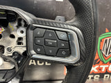2024 FORD MUSTANG GT STEERING WHEEL W PADDLE SHIFTERS OEM #1392