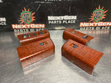 2012 FORD F350 LH & RH FRONT AND REAR DOOR WOODGRAIN WINDOW SWITCH SET OEM #4181