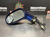 05 - 13 C6 CORVETTE USED OEM LH DRIVER SIDE MIRROR LEMANS BLUE #704