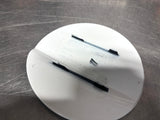 2015 FORD MUSTANG GT FUEL DOOR GAS LID TANK COVER WHITE OEM #1408