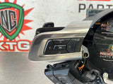 15 MUSTANG STEERING WHEEL TRIM W CONTROL BUTTONS, PADDLE SHIFTER  & HARNESS OEM #489