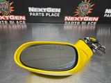 05 - 13 C6 CORVETTE RH PASSENGER SIDE MIRROR VELOCITY YELLOW OEM #764