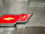2011 C6 CORVETTE BOWTIE EMBLEM CROSSED FLAGS #741