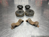 04-06 PONTIAC GTO RADIATOR RUBBER HOLD DOWN DONUTS WITH BRACKETS OEM #784