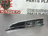 2012 FORD F350 DIESEL LH DRIVER SIDE FENDER EMBLEM BC34-25000A73-B OEM #472