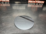 2021 FORD MUSTANG GT FUEL DOOR GAS LID TANK COVER SILVER OEM #1503