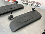 2012 FORD F250 SUN VISOR SET BLACK OEM #499