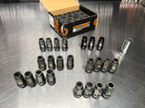 2014 MUSTANG MISHIMOTO ALUMINUM LOCKING LUG NUTS 1/2 x20 23pc BLCK #733