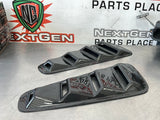 2012 FORD MUSTANG GT HYDRO DIPPED CARBON QUARTER GLASS WINDOW VENTS #406