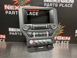2017 FORD MUSTANG GT SHAKER 8” TOUCH RADIO FACE/CLIMATE CONTROL BEZEL OEM #794