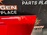 04-06 PONTIAC GTO LICENSE PLATE TRUNK FILLER PANEL TORRID RED OEM #1438