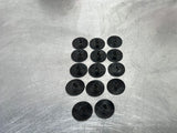 97-04 C5 CORVETTE HOOD INSULATOR RETAINER CLIPS SET OF 14 20064875 OEM #361