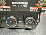 2008 SILVERADO 2500HD CLIMATE CONTROL OEM 25796477 #808