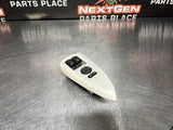 2007 C6 CORVETTE LH DRIVER WINDOW SWITCH LIGHT GREY OEM 10322620 10399464 #998