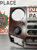 2012 FORD F350 RADIO BEZEL WOOD GRAIN BC34-2504302-C OEM #472