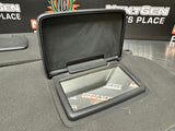2008 FORD F250 LARIAT SUN VISORS BLK OEM #714