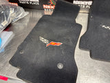 2006 C6 CORVETTE LLOYD FRONT FLOOR MATS BLACK OEM #1407