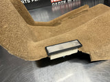97-04 C5 CORVETTE LH DRIVER SIDE REAR CARPET TRIM LINER OAK OEM 10435606 #788