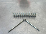 2001 C5 CORVETTE OIL PAN BOLTS OEM #303