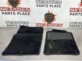 97-04 C5 CORVETTE FRONT FLOOR MATS BLACK OEM #361