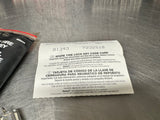 2011 FORD F350 6.7 SPARE TIRE LOCK KEY BC34-1A380-AB OEM #765