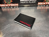 2006 PONTIAC GTO OWNERS MANUAL OEM #1522