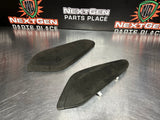 2016 CAMARO SS KNEE PADS CONSOLE TRIM JET BLCK SUEDE OEM #795
