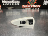 2007 C6 CORVETTE LH DRIVER WINDOW SWITCH LIGHT GREY OEM 10322620 10399464 #998