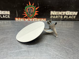 10-14 FORD MUSTANG GT FUEL DOOR GAS LID TANK COVER WHITE OEM #1588
