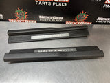 2011 FORD MUSTANG GT LH AND RH ILLUMINATED DOOR SILL TRIM SET OEM #1175
