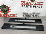 2018 FORD MUSTANG GT LH AND RH LIGHTED DOOR SILL TRIM SET OEM #378