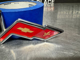 2011 C6 CORVETTE BOWTIE EMBLEM CROSSED FLAGS #741