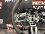 15-17 FORD MUSTANG SHELBY STEERING WHEEL ALCANTARA/ LEATHER OEM #1528