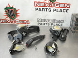 2011 FORD MUSTANG SEAT BELTS SET OF 4 OEM #481