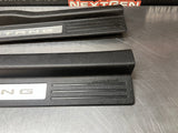 2011 FORD MUSTANG GT LH AND RH ILLUMINATED DOOR SILL TRIM SET OEM #1175