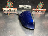 2016 FORD MUSTANG GT LH DRIVER SIDE VIEW MIRROR BLUE OEM #1596